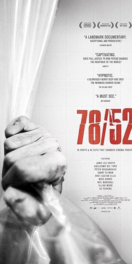 Poster for 78/52: Hitchcock's Shower Scene
