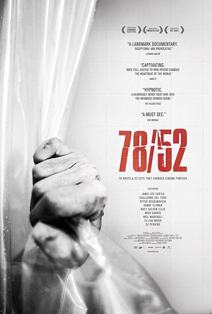 Poster for 78/52: Hitchcock's Shower Scene